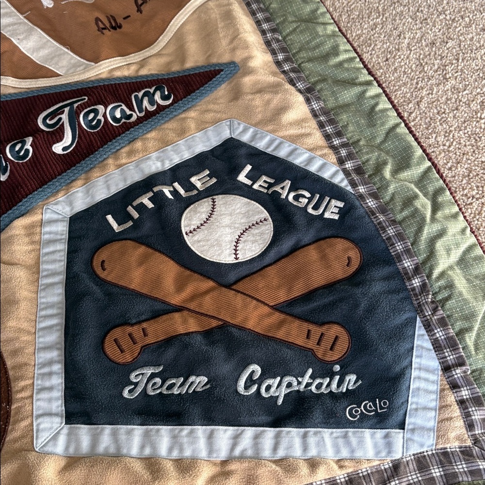 Sports-Themed Kids Quilt - Picture 2 of 8